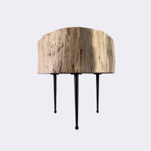 Heart-shaped Gum Root bedside or occasional table available to order from iBuild.